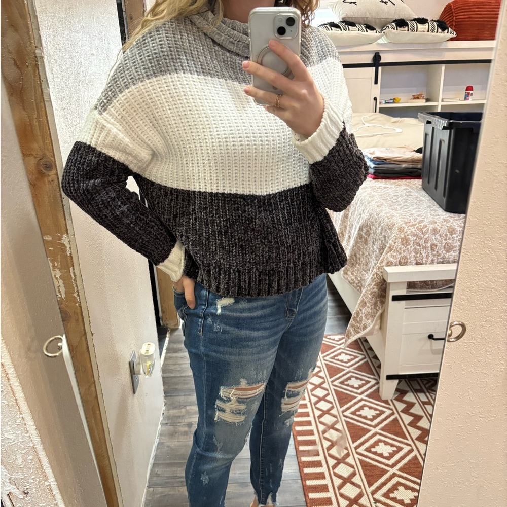 Super soft cowl neck sweater